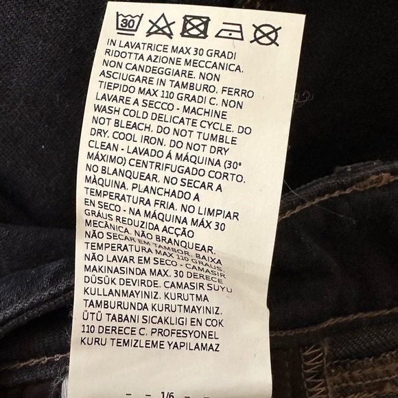 Sportmax Code Mini Flare Denim Pants Size 28 - Picture 7 of 8